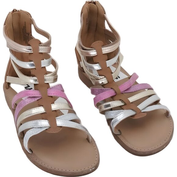 Girls Tucker & Tate Marissa Brown Gladiator Sandals Size 2 M Big Kid - Picture 1 of 6